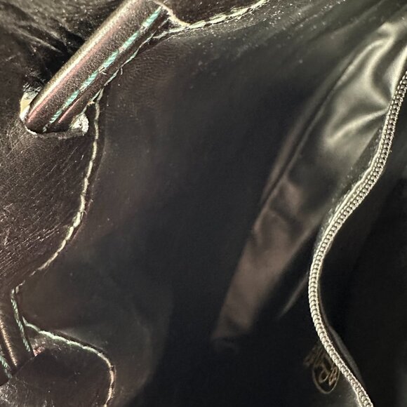 NEW Black Genuine Leather Shoulder Bag - Picture 7 of 8